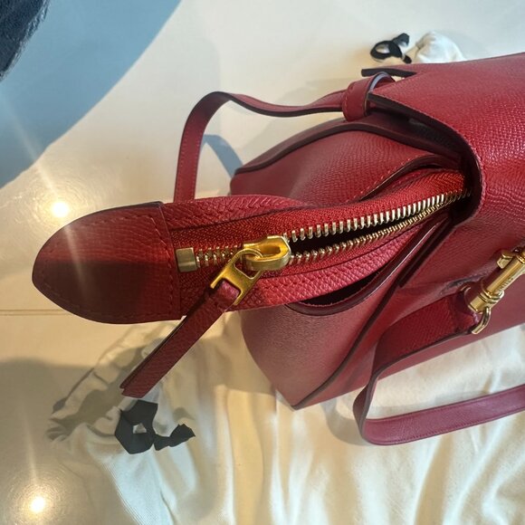 Celine Mini Belt Bag in Coquelicot - Picture 10 of 16